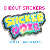 Diecut stickers - Holo Laminates